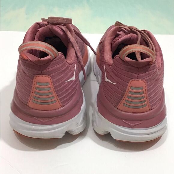 Hoka One One Pink Bondl 6 Running Sneakers Size 7 1/2 - Picture 5 of 8